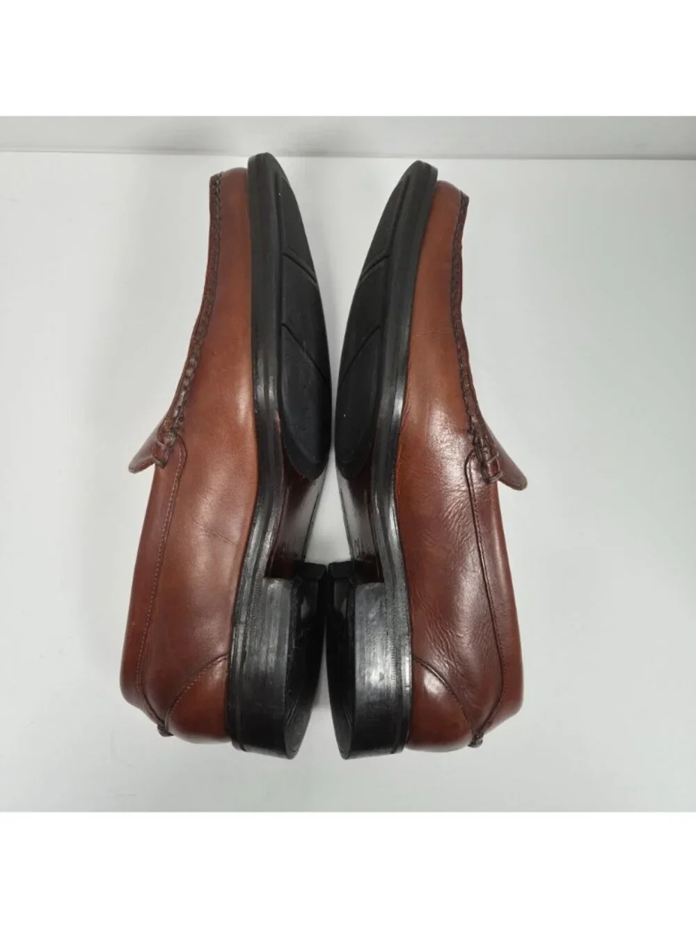 Cole Haan Nike Air Men's Brown Leather Loafers Slip-On Dress Shoes Size 9 M